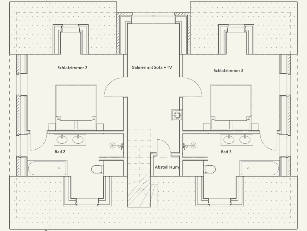 DG Grundriss Ferienhaus Hermine auf Pellworm 